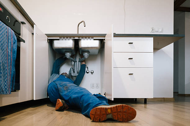 Professional Plumbing technician working in Foster, VA